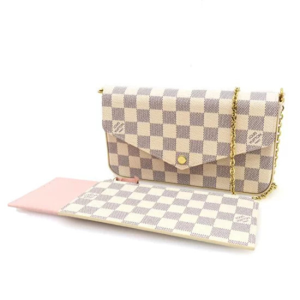 Louis Vuitton Damier Azur White Pochette Felicie